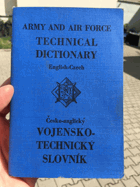 Army and air force technical dictionary English-Czech