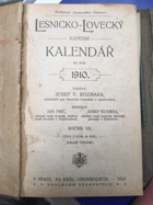 Rozmarův Lesnicko - lovecký kapesní kalendář na přestupný rok 1910. Roč. 7
