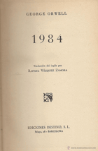 1984 FIRST SPANISH EDITION!!!