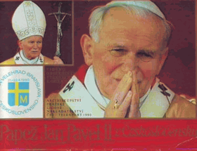 Papež Jan Pavel II. v Československu