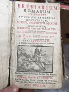 Breviarium Romanum ex decreto Sacrosancti Concilii Tridentini restitutum, S. Pii V. Pontificis ...