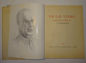 Václav Vydra, národní umělec - k 70. narozeninám PODPIS VYDRA!!
