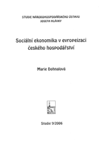 Sociální ekonomika v evropeizaci českého hospodářství