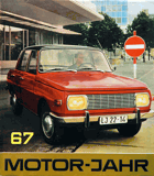 MOTOR-JAHR 67 (1967). DDR-Jahrbuch mit O-Schutzumschlag. SELTEN geworden...