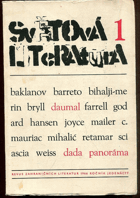 Světová literatura - revue zahraničních literatur