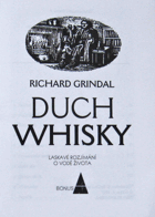 Duch whisky - laskavé rozjímání o vodě života