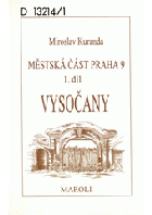 Městská část Praha 9. Díl 1, Vysočany
