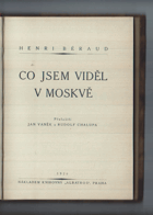 Co jsem viděl v Moskvě