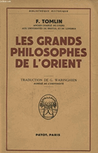 Les Grands Philosophes de l'Orient