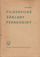 Filosofické základy pedagogiky.