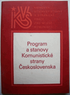Program a stanovy Komunistické strany Československa