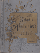 Kalendář paní a dívek českých - 9. ročník