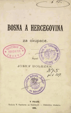 Bosna a Hercegovina za okupace.