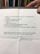 RUKOPIS - ORIGINÁLNÍ VLASTNORUČNÍ PŘÍPIS
