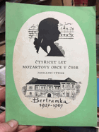 Čtyřicet let Mozartovy obce v ČSSR. Zprávy Bertramky - jubilejní výtisk ke 40. výročí ...