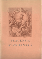 Pragensia svatojanská - sborník statí o kultuře českého baroka