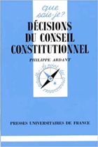 Décisions du conseil constitutionnel