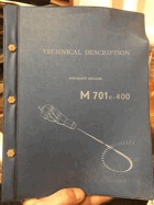 Technical description of M 701c-400 aircraft engine