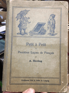 PETIT A PETIT Premières leçons de Français