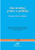 Ekonomika, právo a politika - sborník textů ze seminářů. 2002. Č. 19