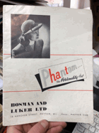 Phantom. The personality hat BOSMAN and LUKER Ltd.