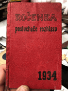 Ročenka posluchače rozhlasu