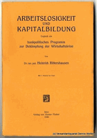 Arbeitslosigkeit und Kapitalbildung