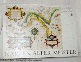 Karten alter Meister. - Sammelmappe. 24 ausgewählte Reproduktionen. Beiliegend