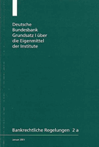 Grundsatz , über die Eigenmittel der Institute