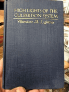 High lights of the Culbertson System. The Bridge World