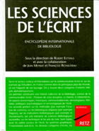 Les sciences de l'écrit