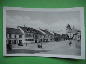 Dačice - Datschitz, okres Jindřichův Hradec, náměstí (pohled)