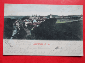 Roudnice nad Labem -  Raudnitz an der Elbe, okres Litoměřice (pohled)