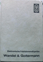 Elektronische Präzisionsmeßgeräte. Ausgabe 77