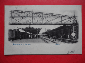 Přerov - Prerau, nádraží (pohled)