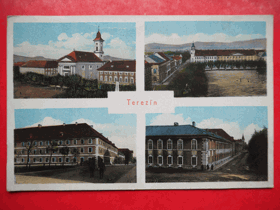Terezín - Theresienstadt, okres Litoměřice, koláž (pohled)