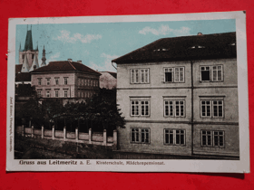 Litoměřice - Leitmeritz, klášterní škola, dívčí pensionát (pohled)
