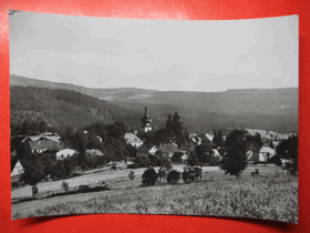 Srní - Rehberg, okres Klatovy, Šumava - Böhmerwald (pohled)