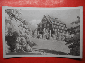 Krkonoše - Riesengebirge - Karkonosze, Sokolská bouda na Černé hoře - Vzlet (pohled)