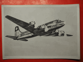 Letadlo D.C.4, Swissair (pohled)