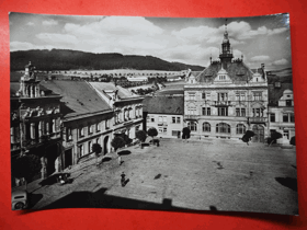 Votice - Wotitz, okres Benešov , náměstí, radnice (pohled)