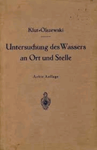 Untersuchung des Wassers an Ort und Stelle