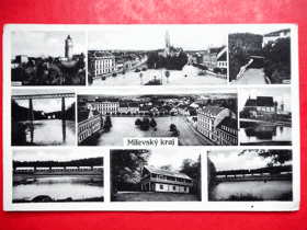 Milevsko - Mühlhausen, několik záběrů z okolí - Orlík, řeka, most, okres Písek (pohled)