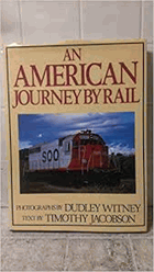 An American Journey by Rail NO COVER!!