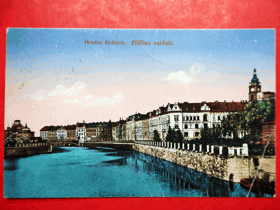 Hradec Králové - Königgrätz, Eliščino nábřeží, řeka (pohled)