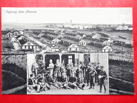 Vojenský tábor Milovice - Milowitz, okres Nymburk (pohled)