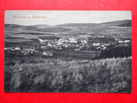 Dešenice - Deschenitz im Böhmerwalde,  okres Klatovy (pohled)