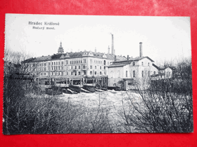 Hradec Králové - Königgrätz, Hučavý most (pohled)