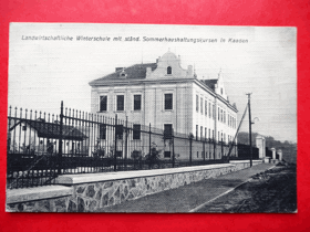 Kadaň - Kaaden, okres Chomutov, Zemědělská škola (pohled)
