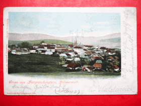 Kašperské Hory - Bergreichenstein - Reichenstein - Pergreichenssteinské Hory, okres Klatovy, ... (pohled)